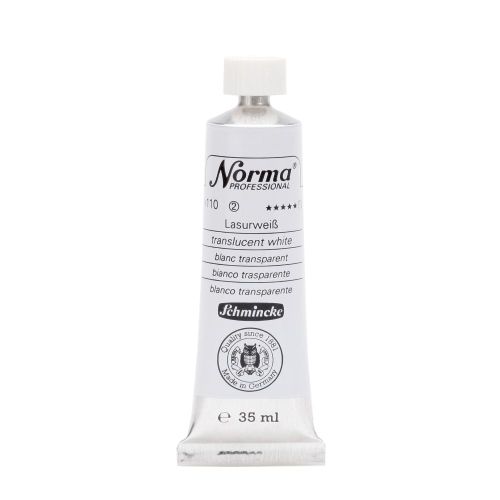 Norma oil paint 35 ml, glaze white (g.p. 1L=315,71€)